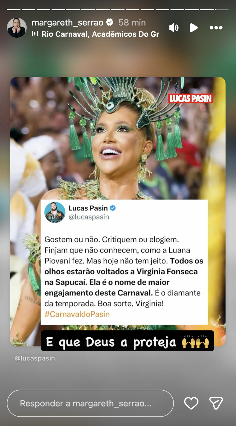 Post de Margareth Serrão - Foto: Reprodução / Instagram