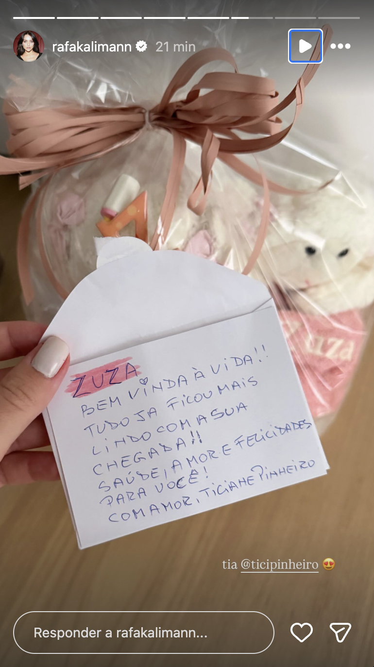 Presentes para Zuza Helena - Foto: Reprodução / Instagram