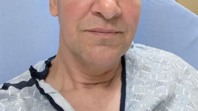 Regis Danese em hospital nos Estados Unidos - Foto: Reprodução / Instagram