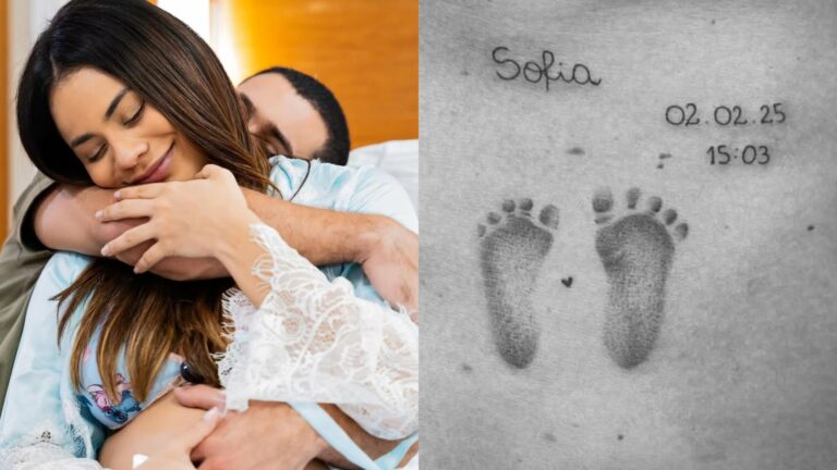 Ricardo Vianna comove com homenagem no dia em que a filha com Lexa faria 1 ano