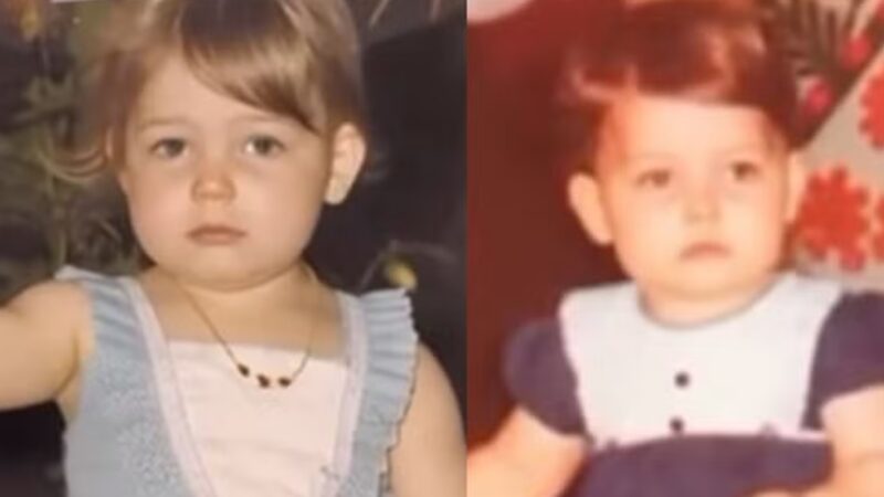 Você reconhece? Criança da foto hoje é famosa, tem 47 anos e uma filha de 12