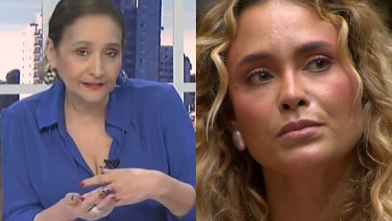 Sônia Abrão e Sarah Andrade - Foto: Reprodução / RedeTV! / TV Globo