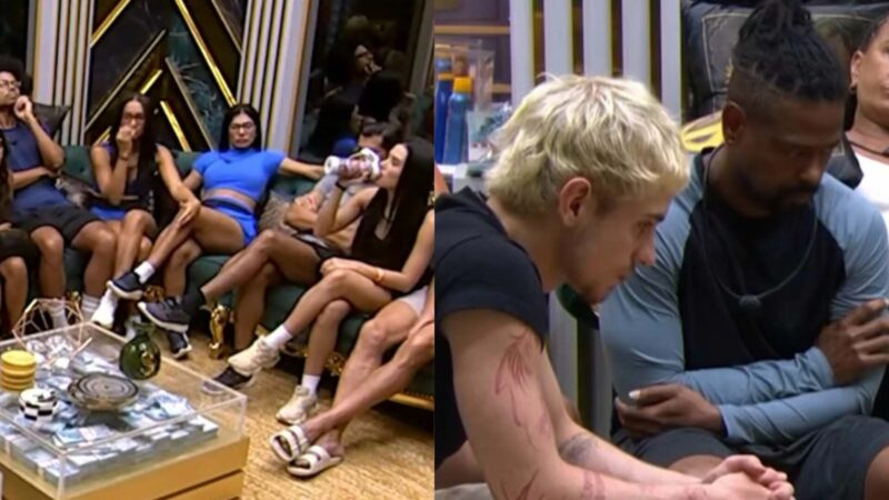 BBB 26: Tadeu Schmidt faz alerta para os brothers fora do programa ao vivo após expulsão de Edilson