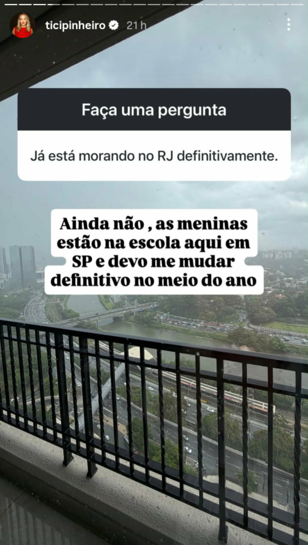 Ticiane Pinheiro fala sobre mudança para o Rio de Janeiro