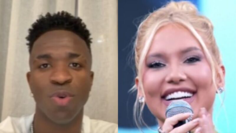 Virginia Fonseca é surpreendida com mensagem de Vini Jr. no ‘Domingão’