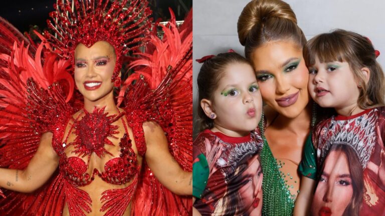 Fantasia de Virginia para desfile da Grande Rio teve ‘toque especial’ de Maria Flor