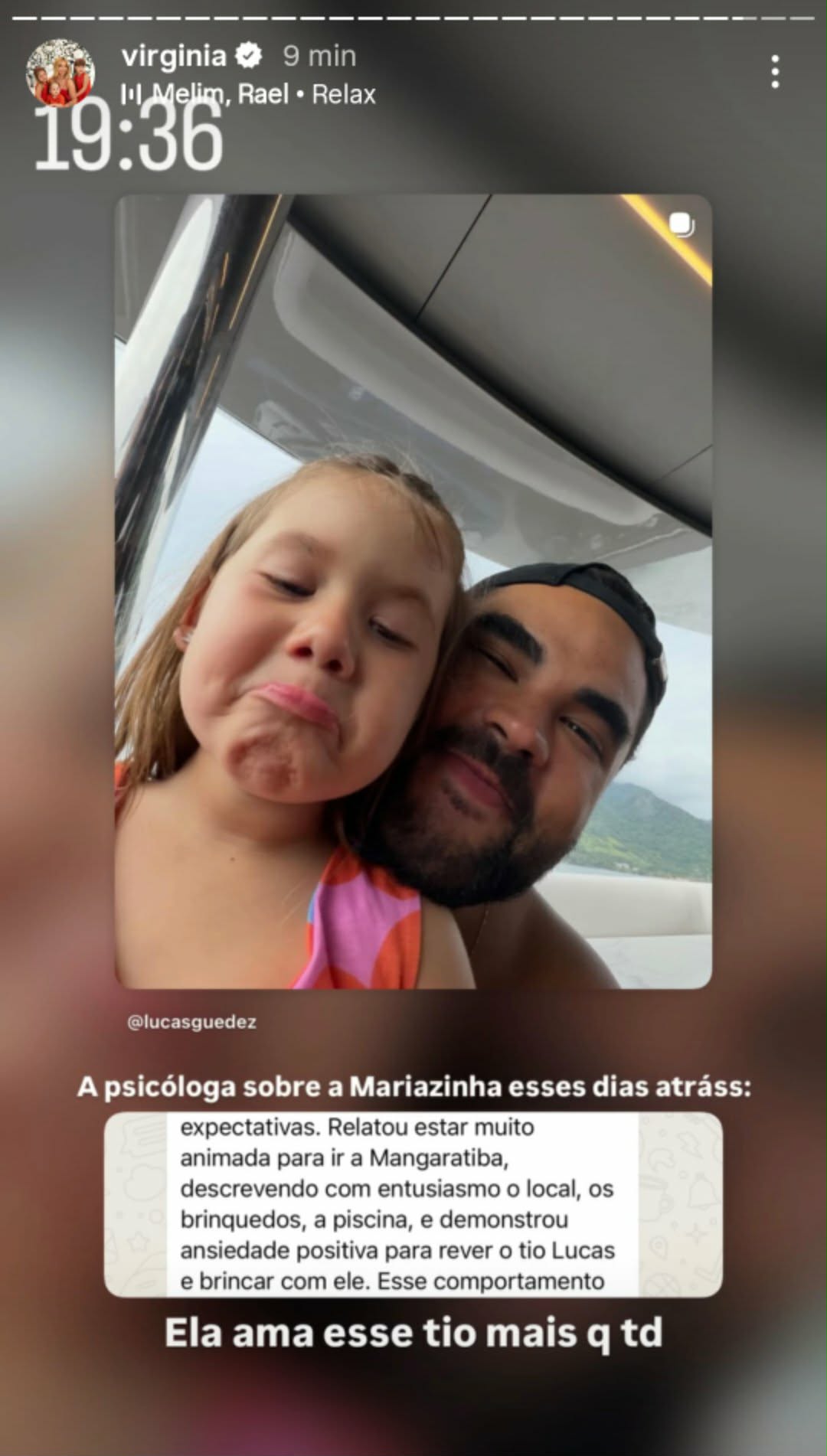 Virginia faz Lucas Guedez chorar