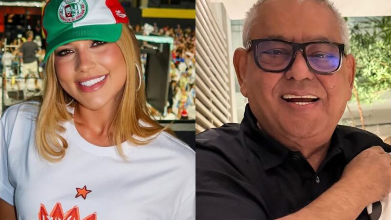 Presidente da Grande Rio ganha presente especial de Virginia após desfile na Sapucaí