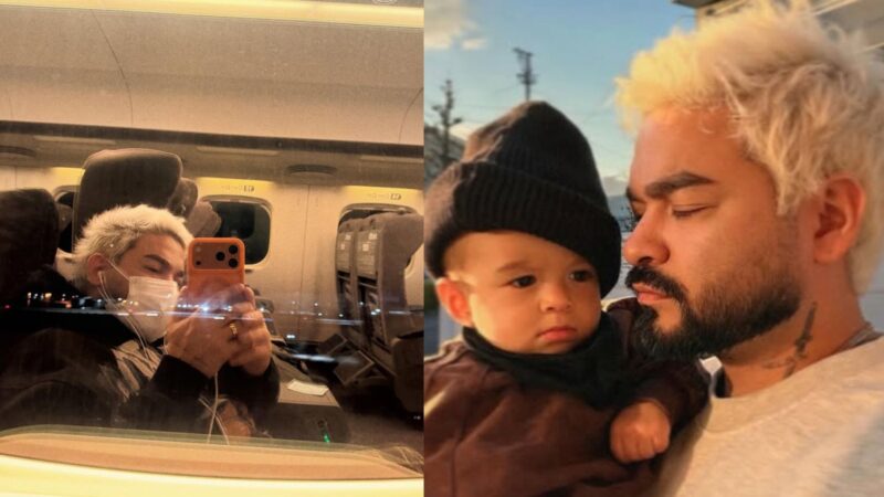 Yudi Tamashiro e filho - Fotos: Reprodução/Instagram