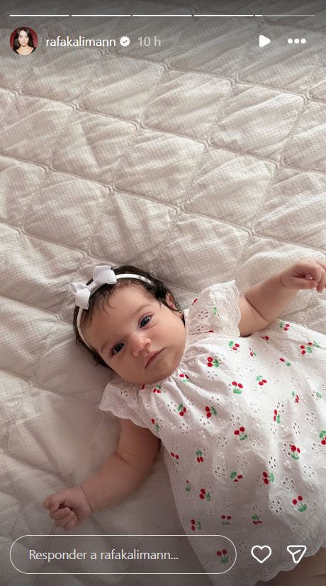 Zuza Helena, filha de Rafa Kalimann e Nattan - Foto: Reprodução/Instagram @rafakalimann 