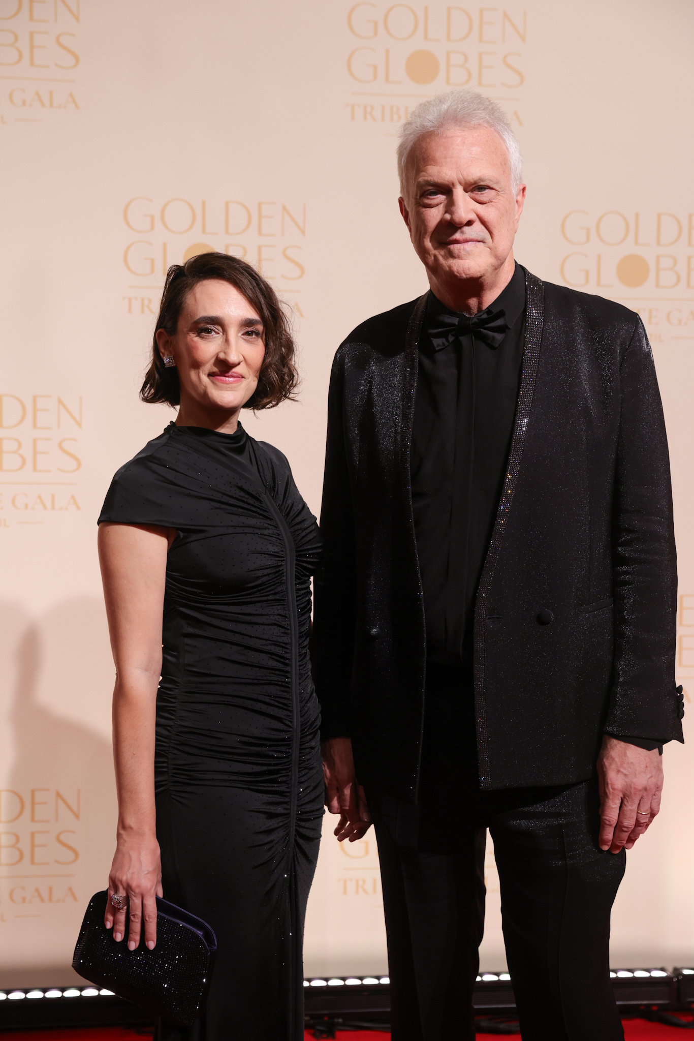 Pedro Bial e Maria Prata no Golden Globes. Fotos: Lucas Ramos / Brazil News