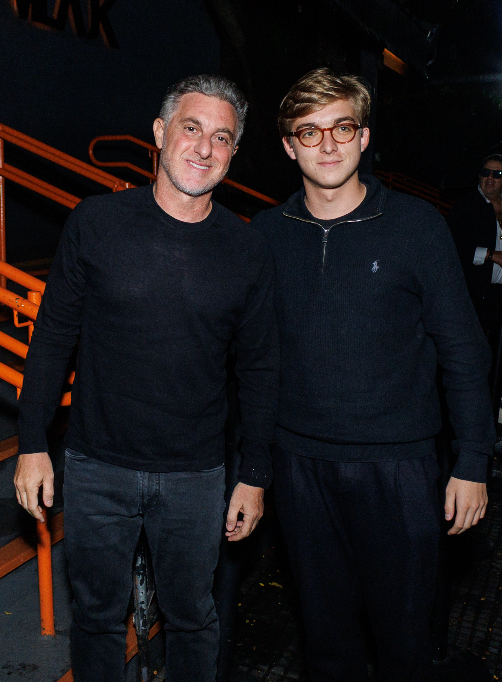 Luciano Huck e Joaquim na festa de Thiaguinho em São Paulo. (Foto Clayton Felizardo/ Brazilnews)