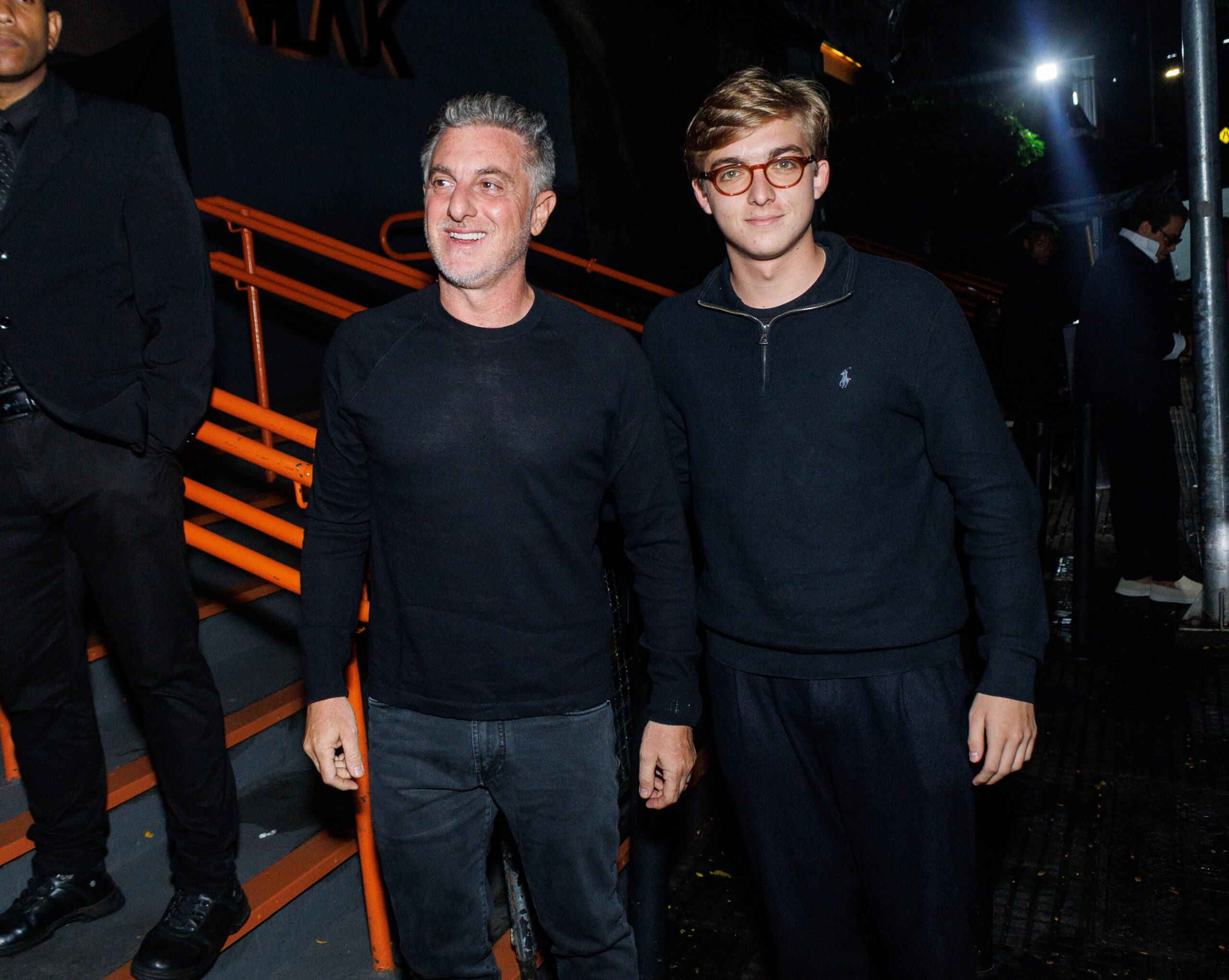Luciano Huck e Joaquim na festa de Thiaguinho em São Paulo. (Foto Clayton Felizardo/ Brazilnews)