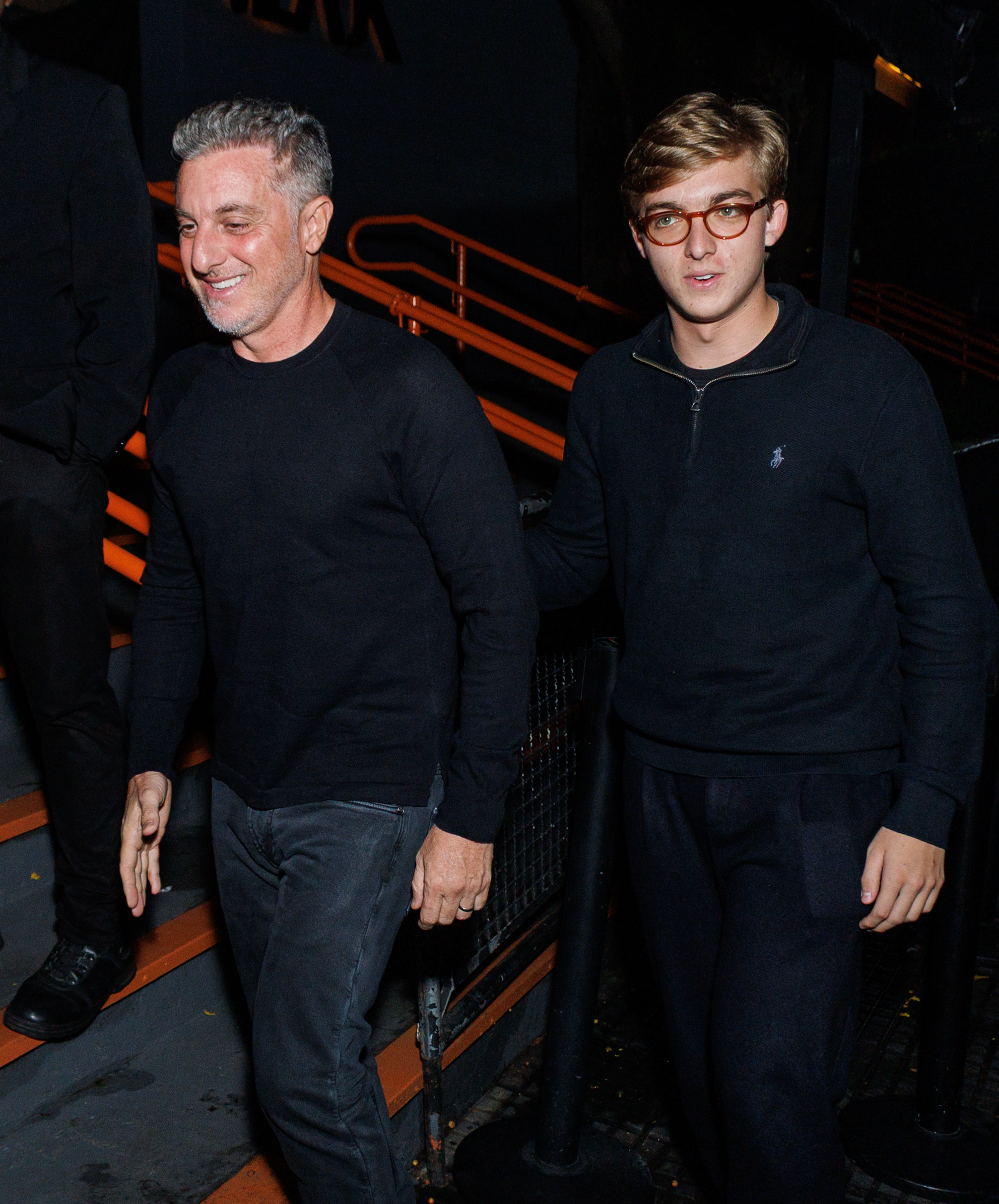 Luciano Huck e Joaquim na festa de Thiaguinho em São Paulo. (Foto Clayton Felizardo/ Brazilnews)