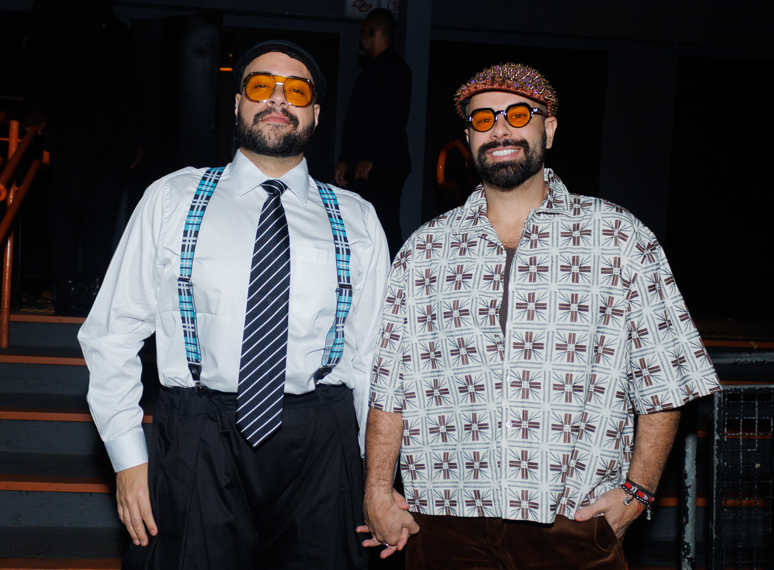 Thiago Abravanel e seu marido na festa de Thiaguinho em São Paulo (Foto Clayton Felizardo/Brazilnews)