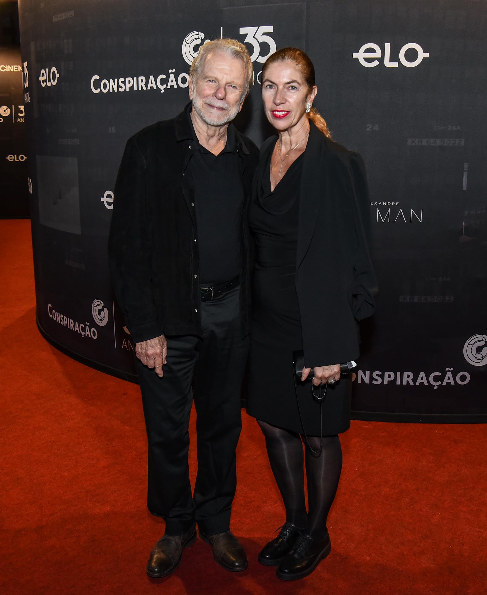 Jonas Bloch faz rara aparição com a esposa, Sylvia - Foto: Webert Belicio / AGnews