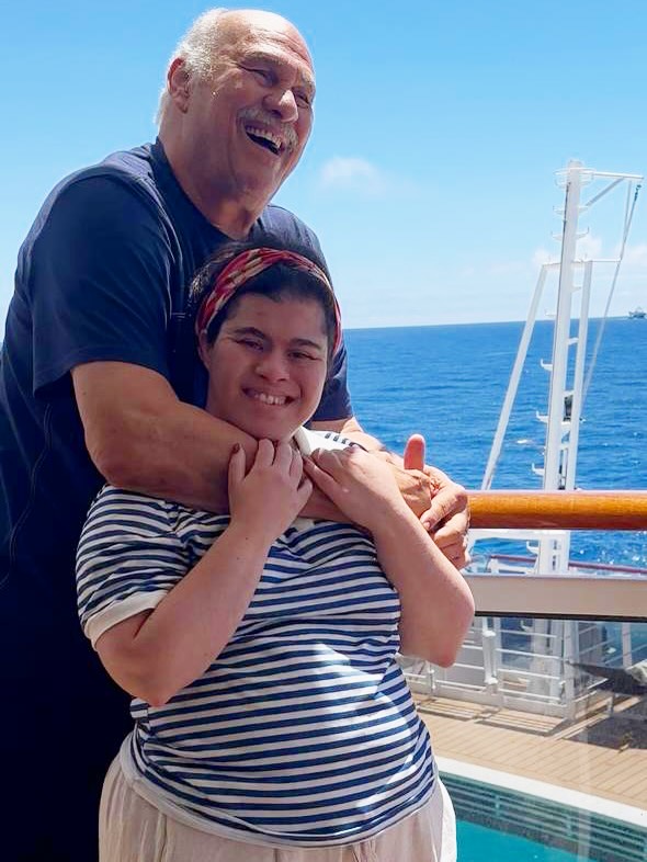 Marcio Canuto com a filha, Mariana - Foto: Reprodução / Instagram @marciocanuto