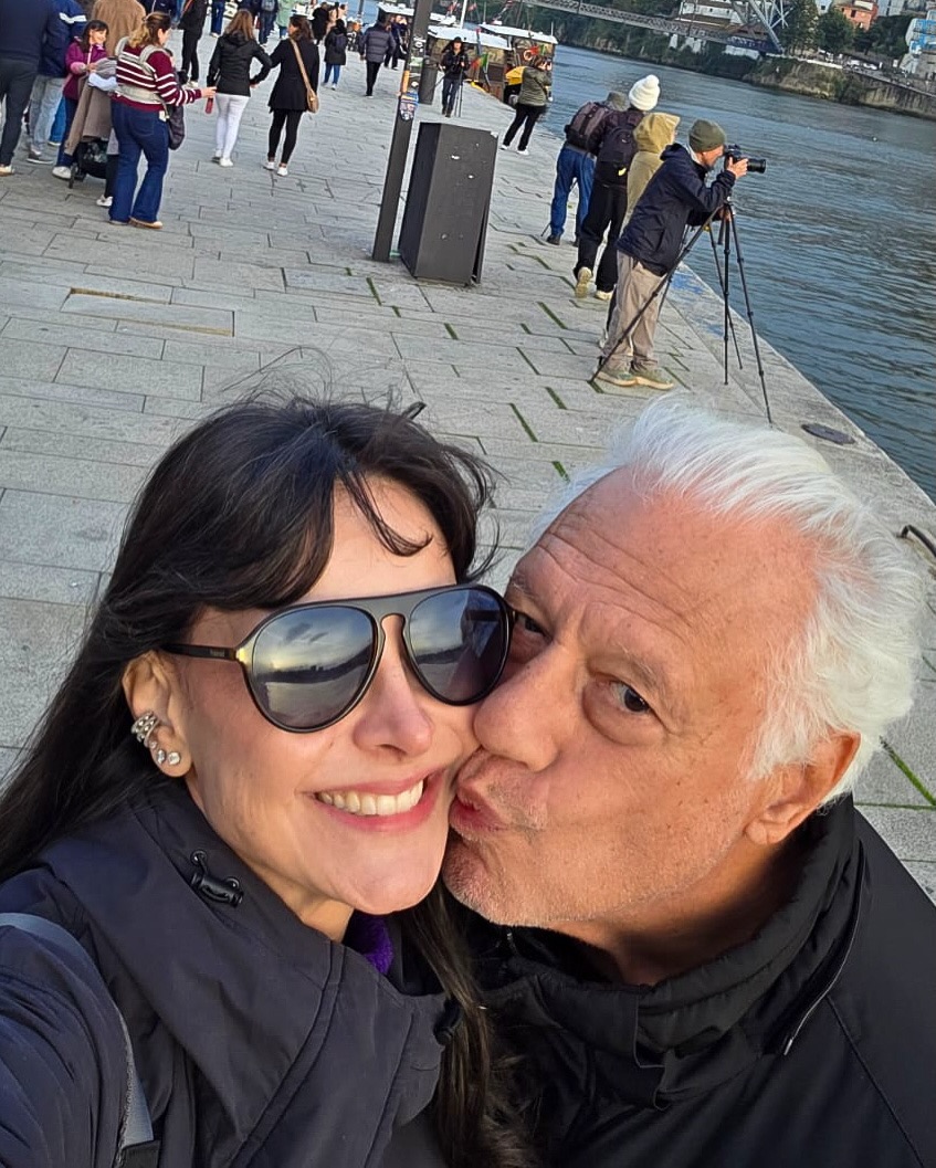 Antônio Fagundes e a esposa — Foto: Reprodução/Instagram @antoniofagundes