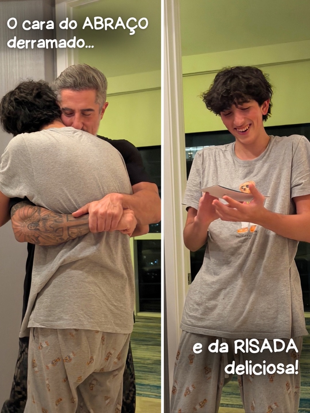 Marcos Mion com o filho caçula - Foto: Instagram