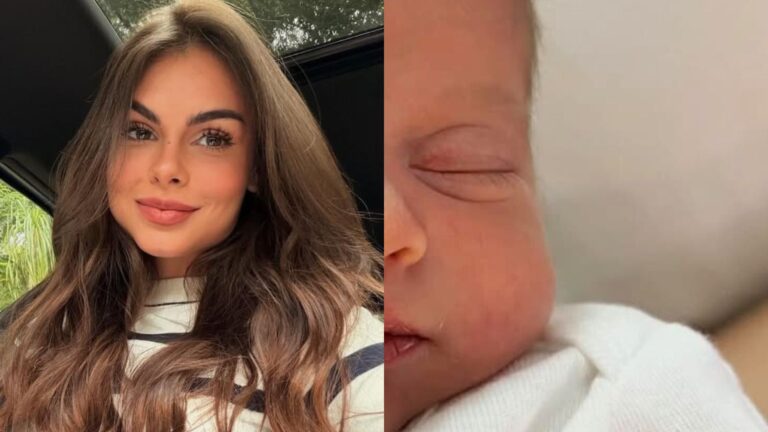 Amanda Kimberlly encanta ao mostrar fotos inéditas de sua filha com Neymar Jr