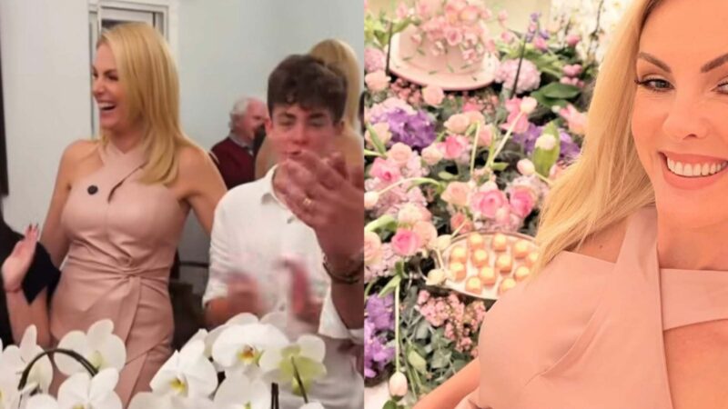 Aniversário de Ana Hickmann: veja a mesa e o bolo que emocionaram a apresentadora