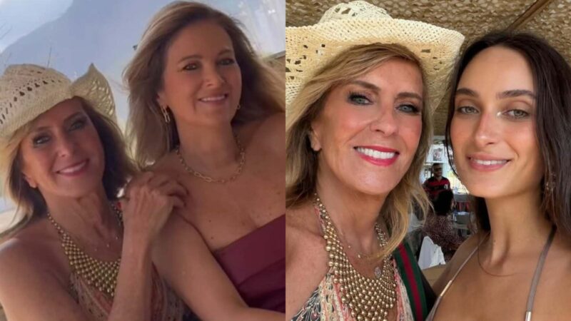 Helô Pinheiro celebra aniversário de Kiki Pinheiro e Buby Pinheiro