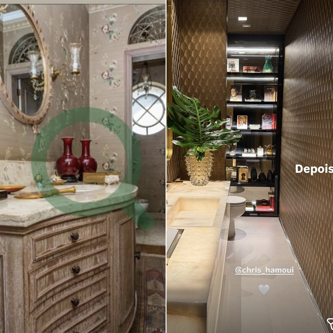 Lavabo da atriz Mariana Rios - Foto: Reprodução / Instagram