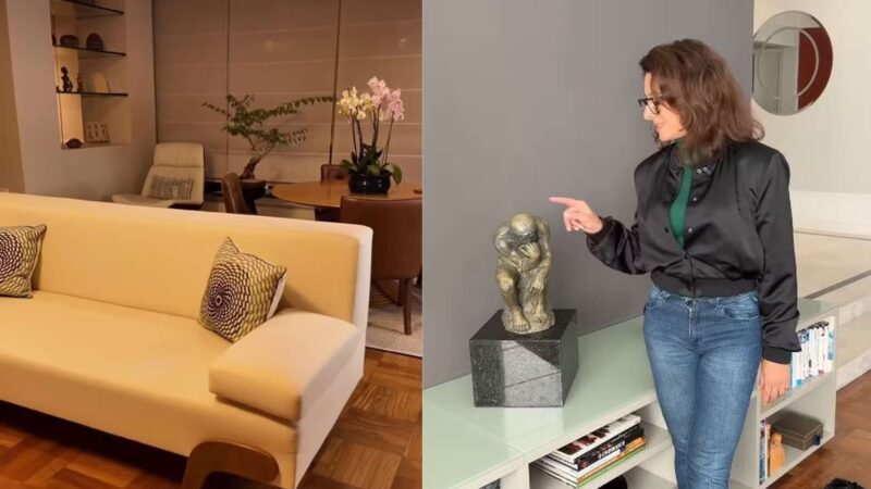 Aos 57 anos, apresentadora brasileira é proprietária de cobertura de R$ 10 milhões com decoração diferenciada