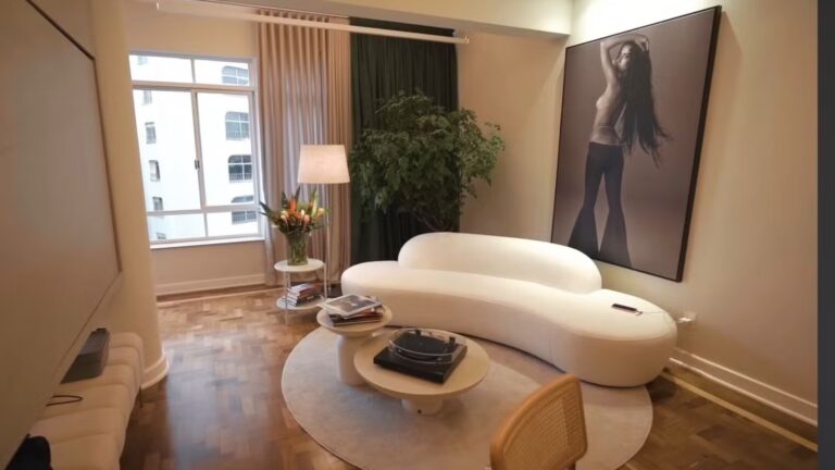 Participante do BBB 26 vivia em apartamento com banheira e estilo vintage antes do confinamento