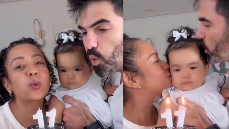 Aretha Oliveira mostra último mesversário da filha: ‘Misto de gratidão com desespero’