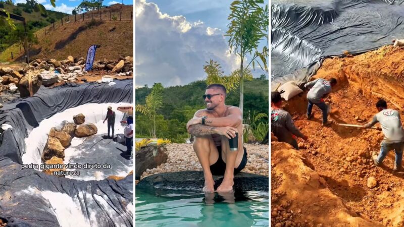 Ex-BBB que não ganhou o programa choca ao construir praia particular de R$ 1,35 milhão