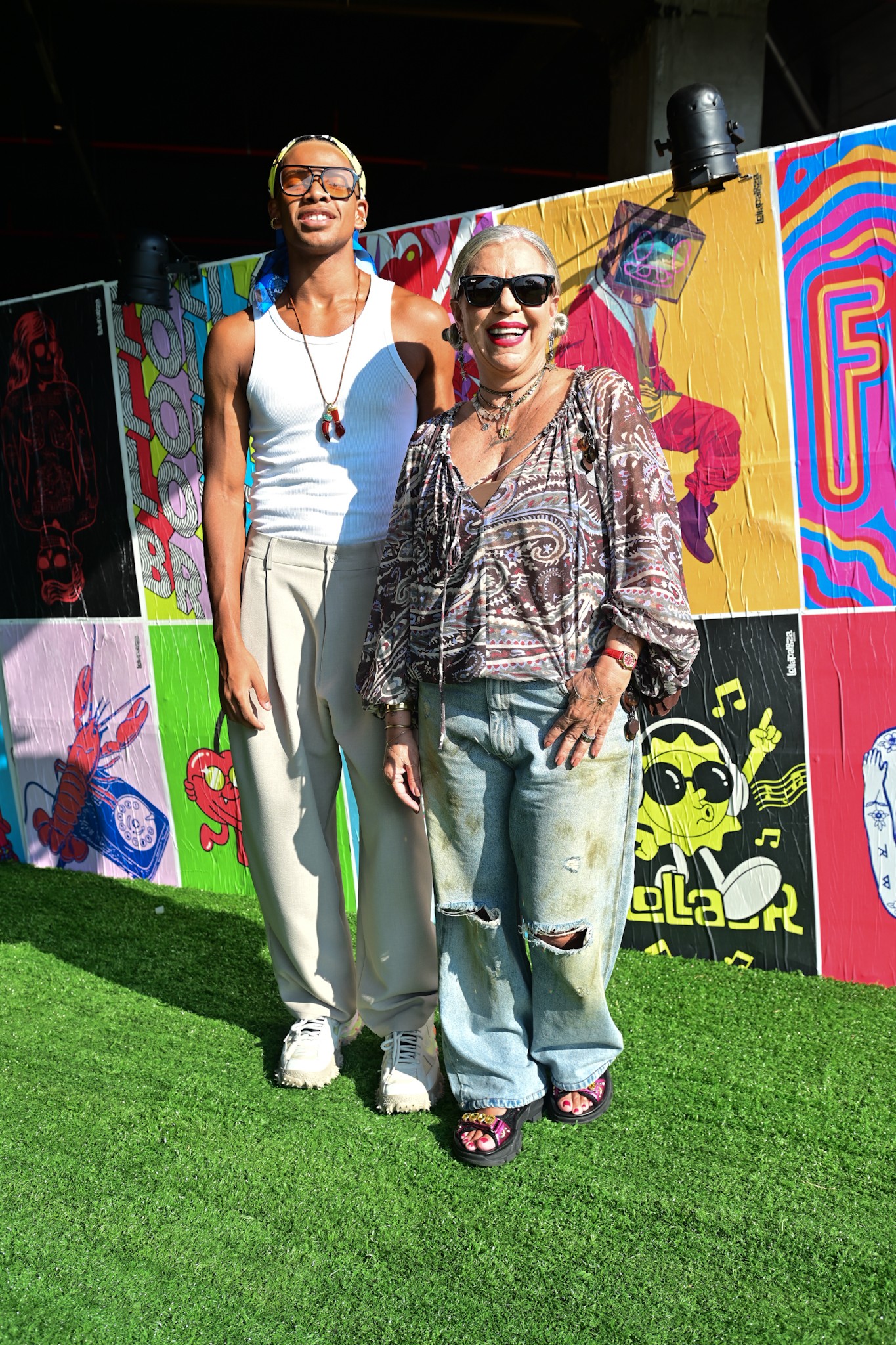 Astrid Fontenelle e filho - Foto: Leo Franco / AgNews