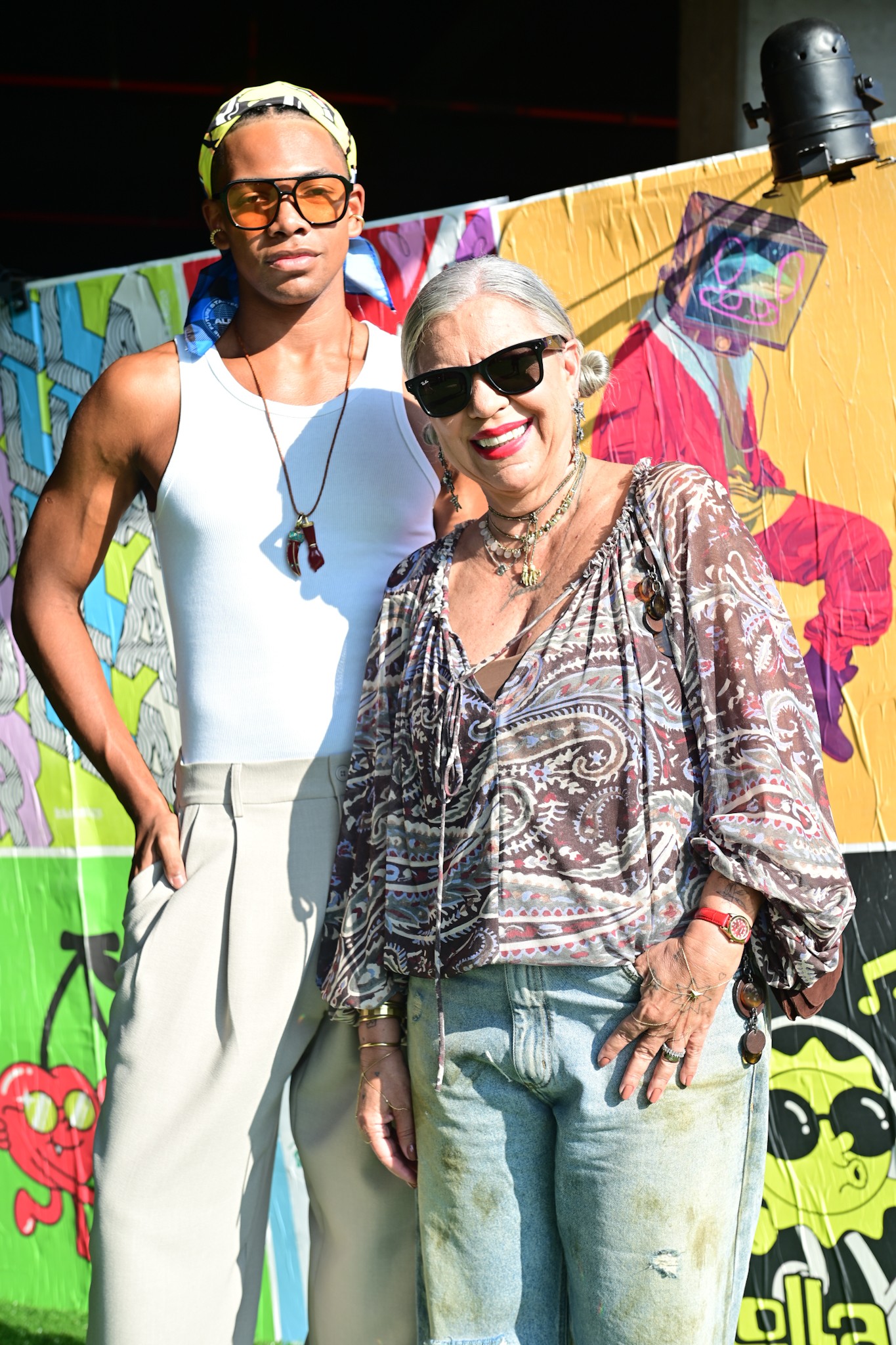 Astrid Fontenelle e filho - Foto: Leo Franco / AgNews