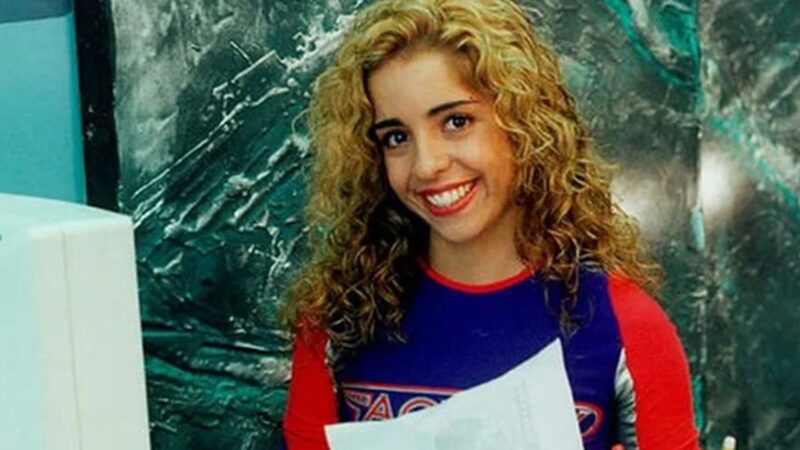 Mônica Areal viveu a recepcionista Tininha da primeira temporada de Malhação (1995-1996) - Foto: Globo