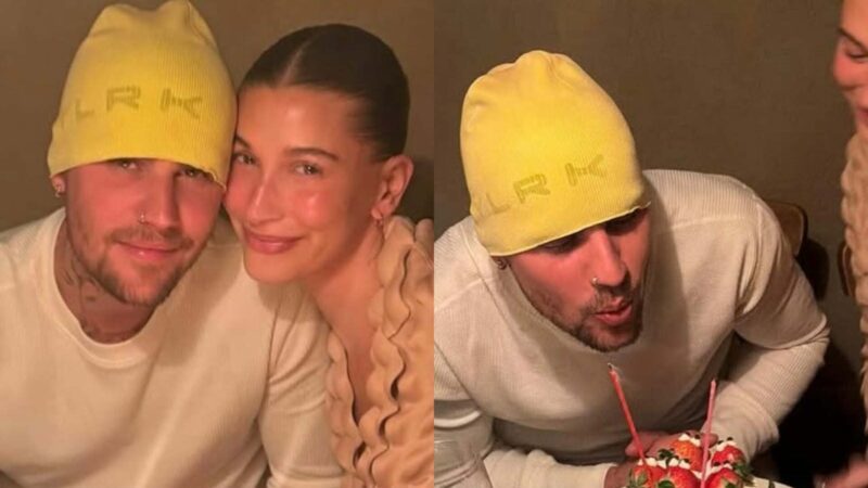 Aniversário de Justin Bieber tem mini bolo simples para festejar os 32 anos do cantor