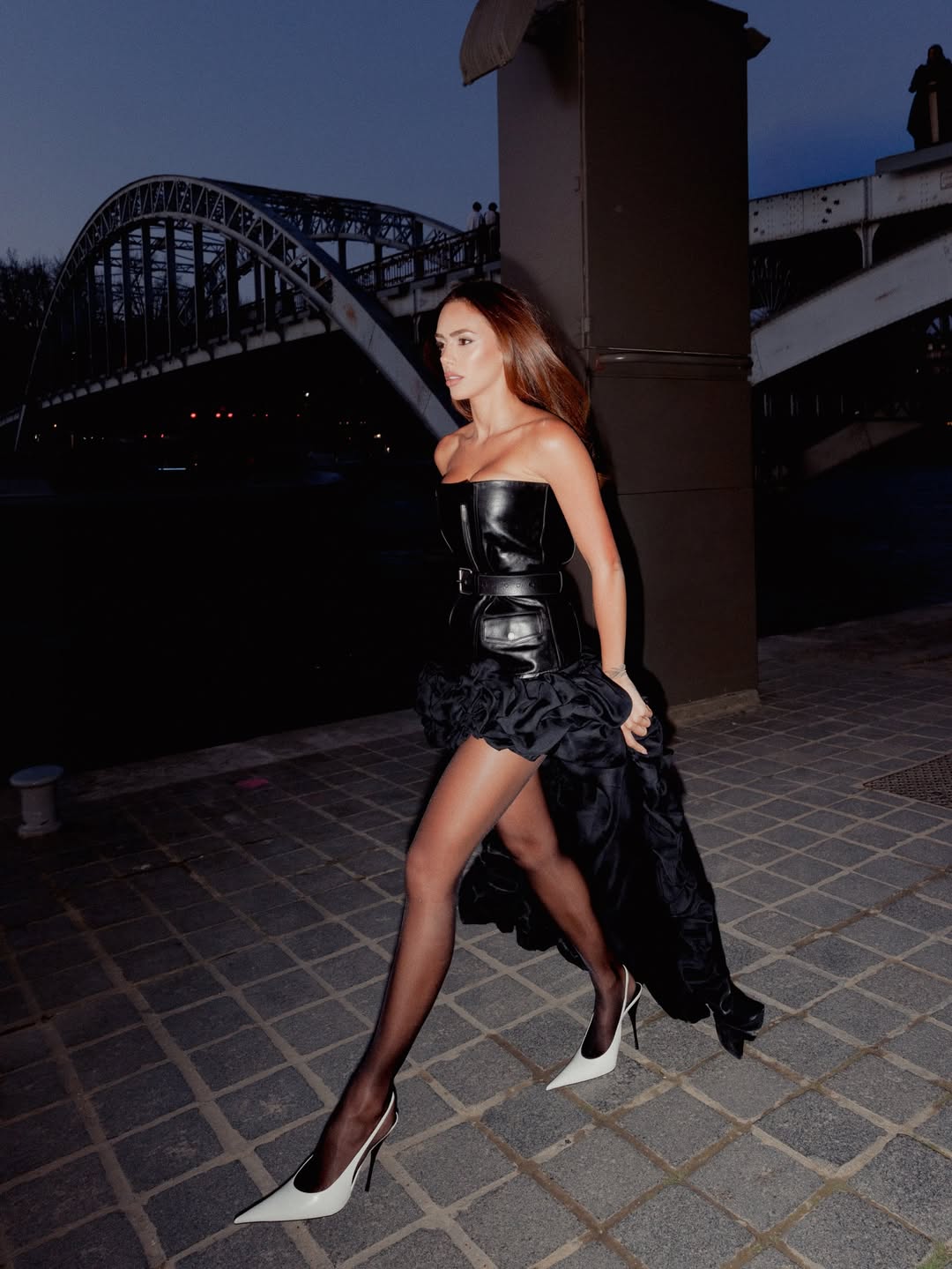 Bruna Biancardi usa look de grife para desfile em Paris - Foto: Reprodução / Instagram @brunabiancardi @eusebiomendonca