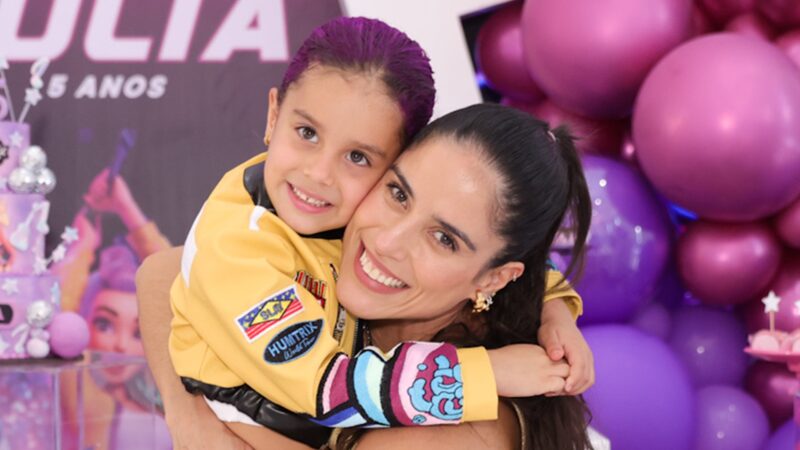 Camilla Camargo comemora aniversário de 5 anos da filha, Julia — Foto: Lucas Ramos / Brazil News