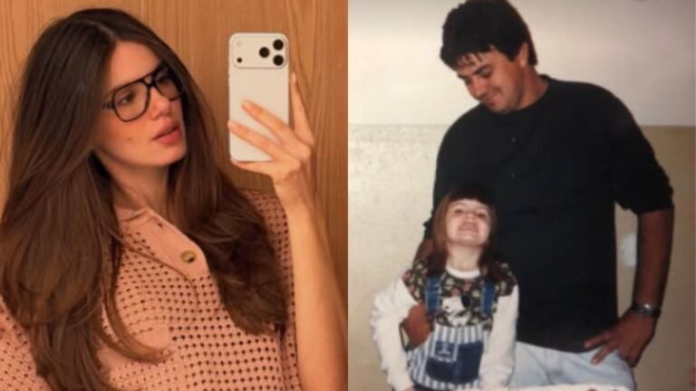 Camila Queiroz faz homenagem ao pai falecido
