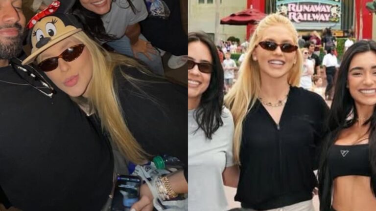 Virginia Fonseca abre álbum de fotos na Disney ao lado da irmã de Zé Felipe e amigos de Vini Jr.