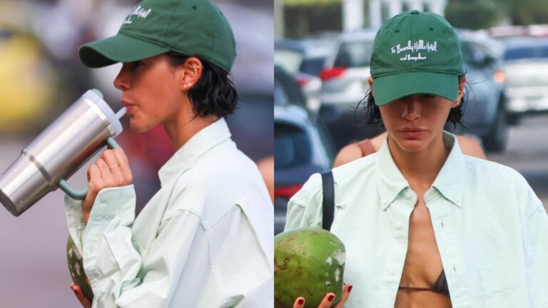 Aos 30 anos, Bruna Marquezine exibe abdômen definido após dia na praia