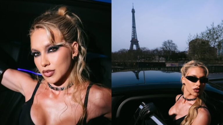 Virginia Fonseca ousa com transparência em estreia na Paris Fashion Week; veja o look
