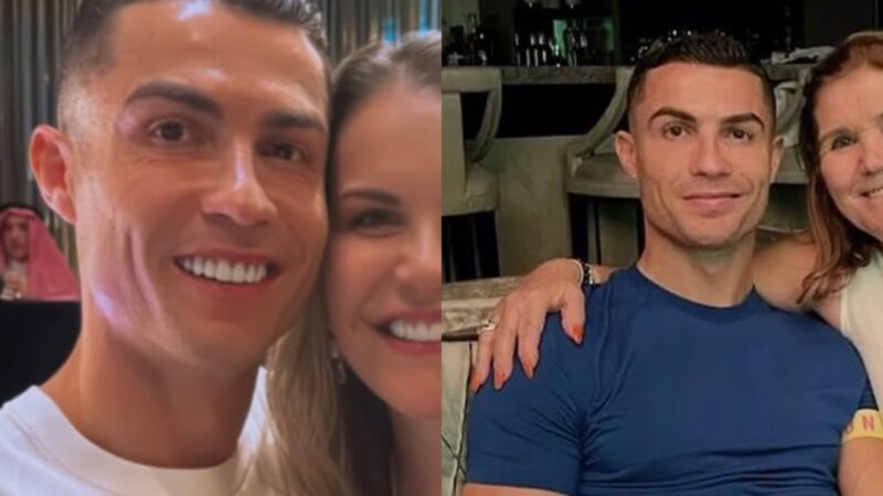 Cristiano Ronaldo publica fotos raras com mãe e irmã em homenagem ao Dia das Mulheres