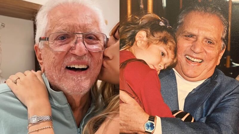 Aos 24 anos, filha de Carlos Alberto de Nóbrega comemora os 90 anos do pai com registros raros