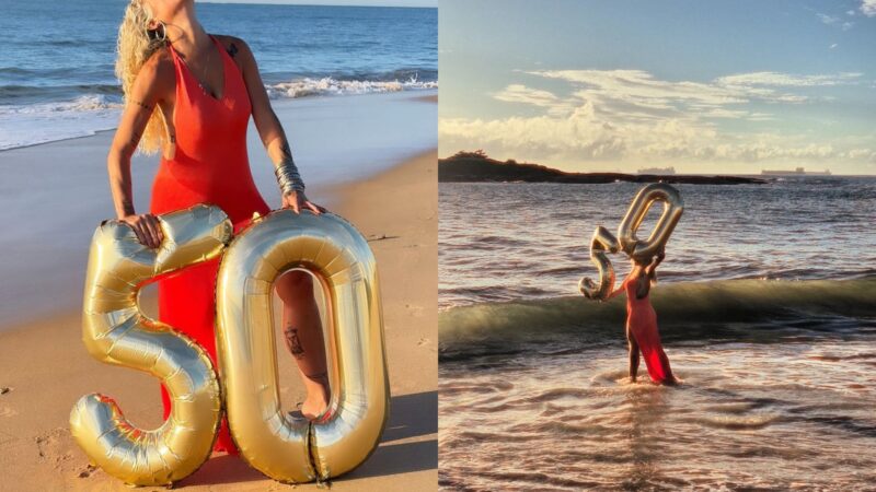 Aos 50 anos, ex-paquita aparece irreconhecível em celebração de aniversário