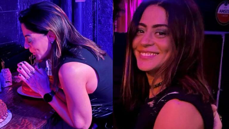Aos 8 anos, filha de Carol Castro rouba a cena em festa de aniversário da atriz