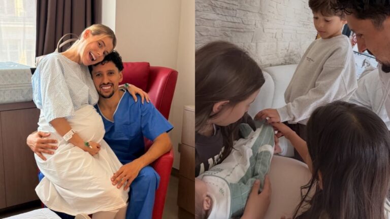 Esposa de Marquinhos desabafa após nascimento do caçula: ‘Dias de emoções, lágrimas, silêncio e oração’
