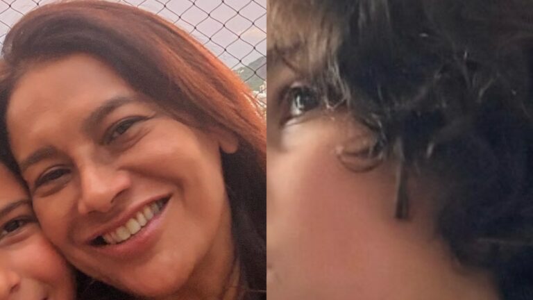 Aos 10 anos, filho caçula de Dira Paes chama atenção em fotos inéditas