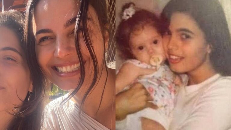 Emanuelle Araújo choca ao mostrar fotos raras com a filha de 32 anos: ‘Parecem irmãs’
