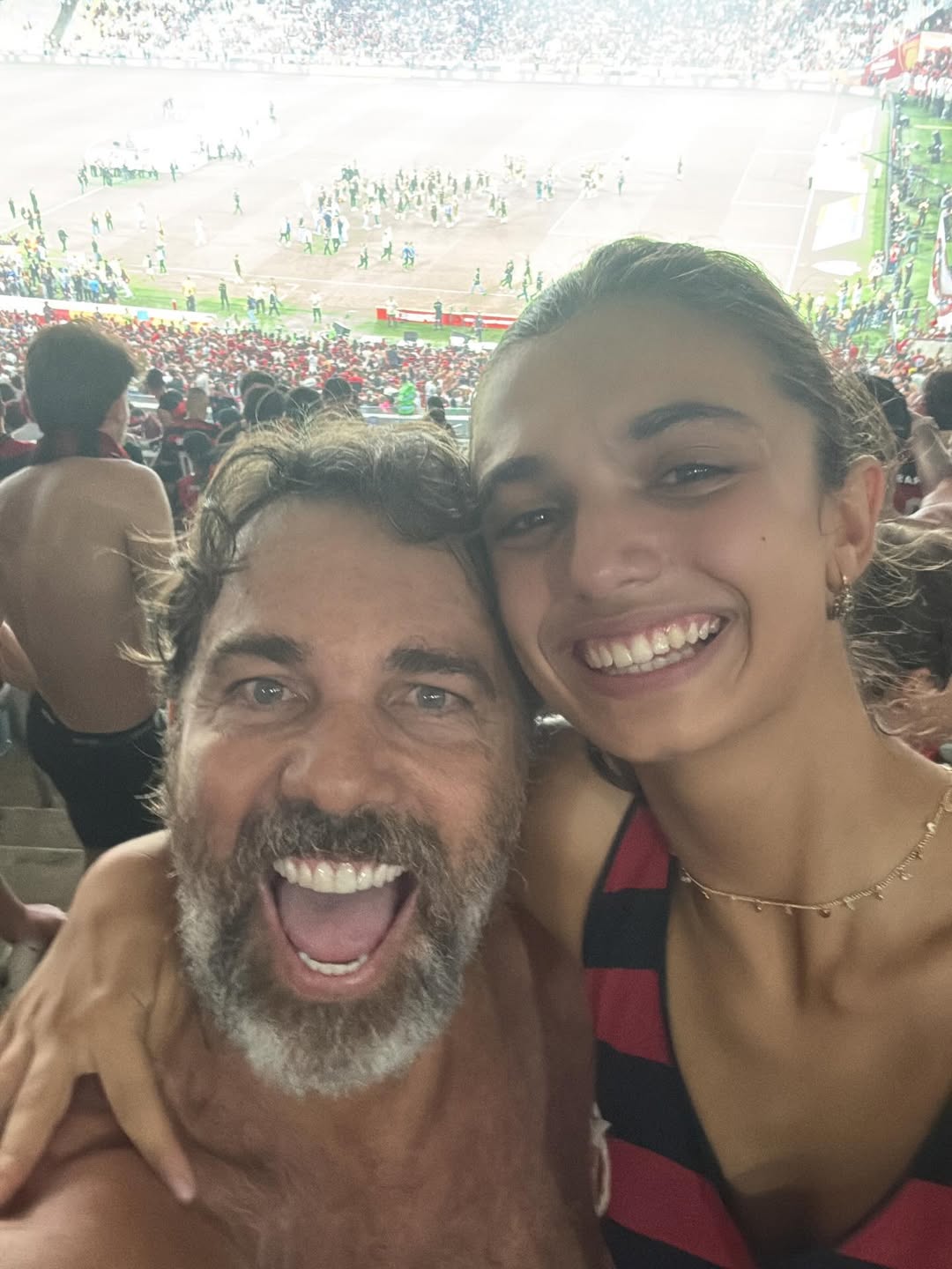 Marcelo Faria postou 'dump' de fotos com a filha, Felipa — Foto: Reprodução/Instagram