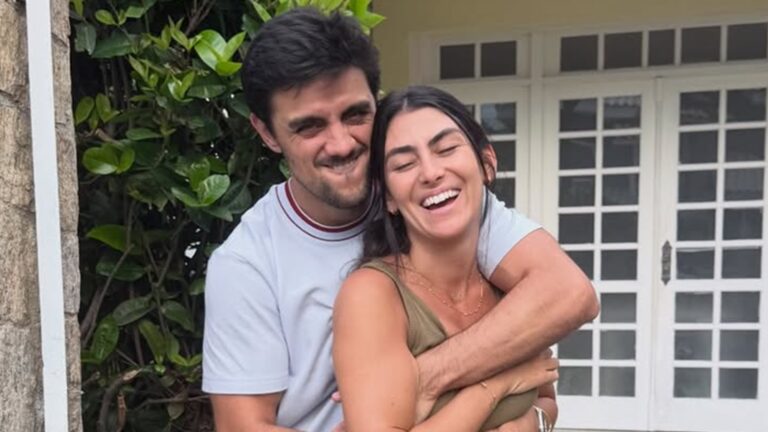 Os três filhos de Felipe Simas roubam a cena em nova aparição: ‘Família linda’